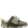 CLARKS KIDS STRAP SHOE - GREY SAGE
